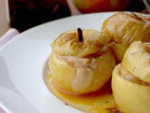 Pommes farcies à la compote