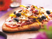 Pizza Naan indienne