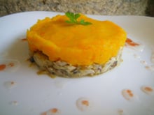 Parmentier de carottes aux maquereaux