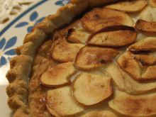 Tarte aux pommes à la crème de cassonade