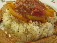 Escalopes de jambon à la mexicaine