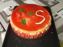 Fraisier à faire pour le lendemain