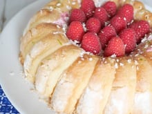 Charlotte framboises et citron vert