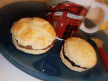 Scones so british aux myrtilles sauvages