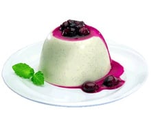 Panna cotta au Philadelphia et sauce aux myrtilles