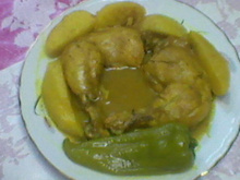 Poulet au thym et romarin