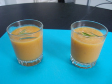 Velouté de carottes à l'estragon