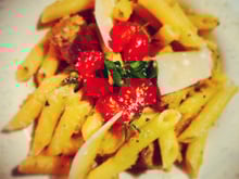 Penne all'arrabiata gialli