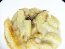 Bananes caramélisées au lait de coco