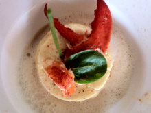Petits flans au homard