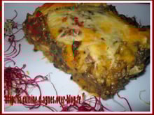 Gratinée de bœuf et de légumes