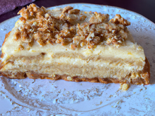 Gâteau aux noix vanillé à la cassonade