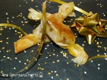 Papillotes de Foie Gras au Miel et Pain d'épices