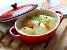 Blanquette de lotte au Cuisine Companion