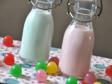 Lait aux bonbons dragibus