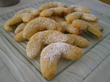 Croissants de lune à la vanille