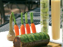 Joue de bœuf blond, légumes printaniers du Lot-et-Garonne