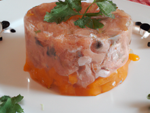 Terrine de Champerloises au tartare de saumon
