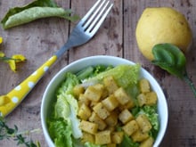 Dés de polenta au zeste de citron & herbes de Provence