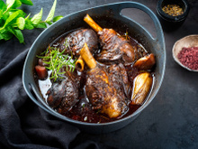 Jarret d'agneau en cocotte