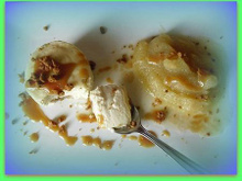 Cheesecake aux suisses et aux spéculos avec sa compotée pomme ananas vanillée