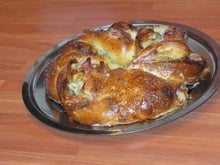 Couronne apéritive bleu noisettes de lili