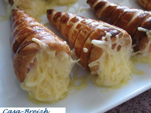 Cornets aux crevettes