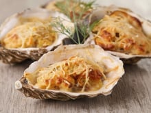 Huîtres gratinées
