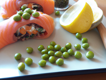 Sushi de Lentilles Vertes du Puy et saumon fumé