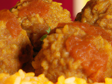 Boulette de riz à la viande