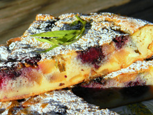 Flamusse aux mûres et à l'estragon