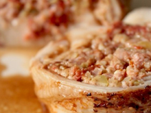 Râble de lapin farci