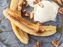 Bananes rôties au air fryer : un dessert minute qui va vous régaler en un rien de temps !