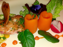 Lapin aux petits légumes du jardin