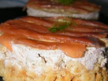 Cheesecake de saumon fumé