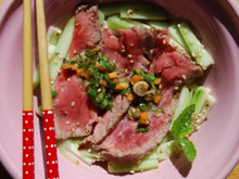 Carpaccio de bœuf thaï