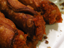 Cannoli au confit de carottes