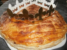 Galette des rois rapide au chocolat - crème d'amandes