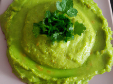 Mousse d'avocats à la coriandre