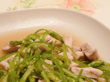 Sauté de porc à l'ail des ours