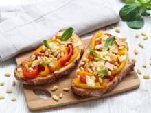 Les tartines, c'est bon aussi avec des légumes