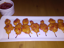 Allumettes de poulet sucrées-salées