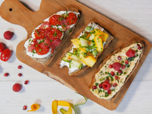 3 jolies tartines d'été