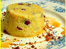 Comme un gâteau de semoule aux cranberries