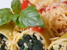 Cannellonis aux épinards et ricotta