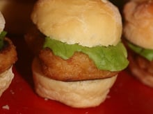 Mini hamburger au poulet