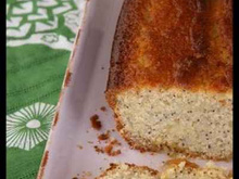 Cake citronné au pavot