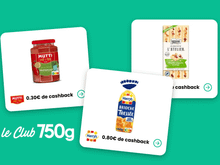 Club 750g : voici les 3 offres de la semaine pour récupérer de l’argent sur l’achat de sauce tomate, brioche et de chocolat !
