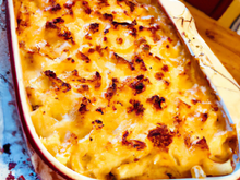 Gratin de macaronis au saint-marcellin