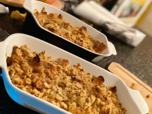 Crumble pomme coing au Nutella